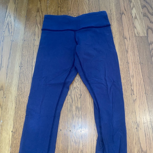 Navy Lulu leggings - Picture 1 of 3